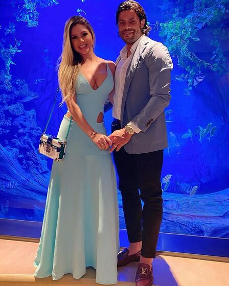 Hulk e Camila Ângelo