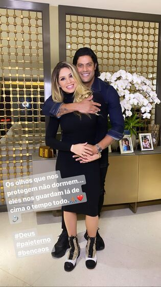 Hulk e Camila Ângelo