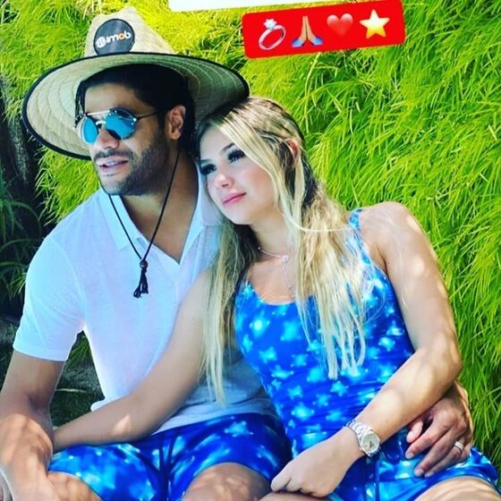  Hulk e Camila Ângelo