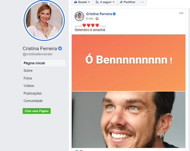 Cristina Ferreira, Ruben Vieira