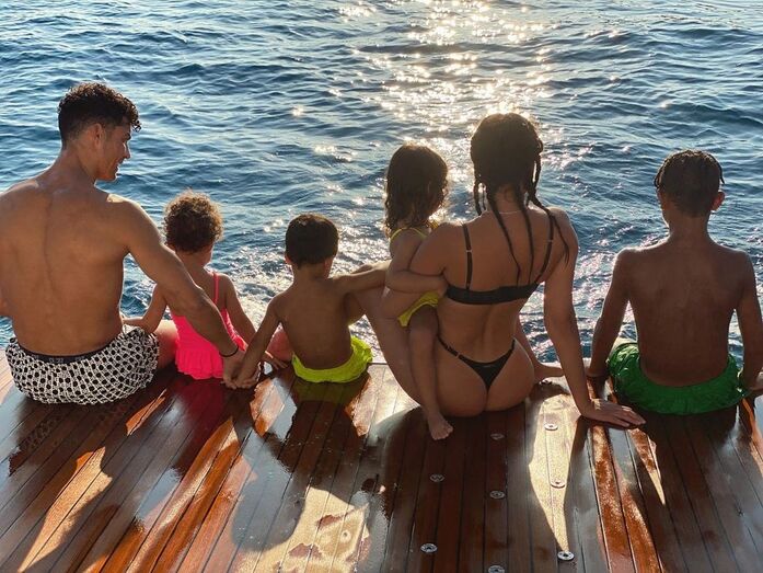 Cristiano Ronaldo, Georgina, os filhos