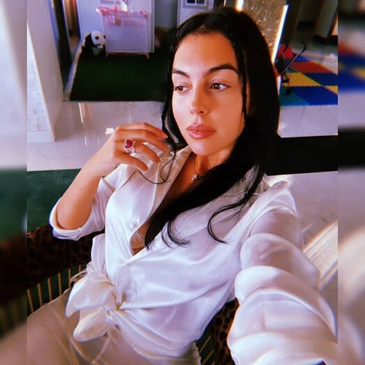 Georgina Rodríguez com os filhos