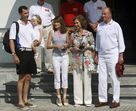 Juan Carlos, Letizia, Felipe. Leonor. Sofia e família real espanhola