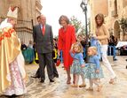 Juan Carlos, Letizia, Felipe. Leonor. Sofia e família real espanhola