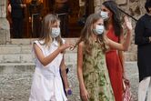 Letizia, Felipe, Leonor e Sofia em Maiorca 