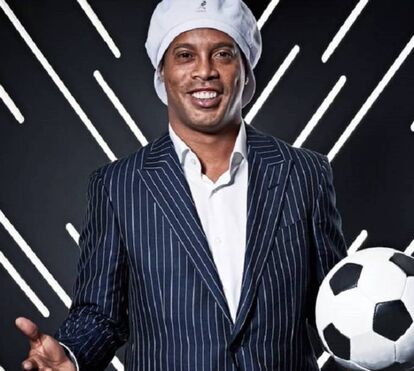 Antigo jogador brasileiro Ronaldinho vai ser avô... aos 45 anos!