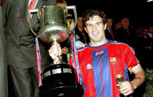 Juan Carlos e Figo