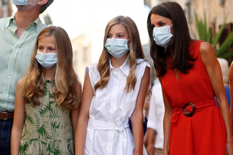 Letizia, Felipe VI, Leonor, Sofia