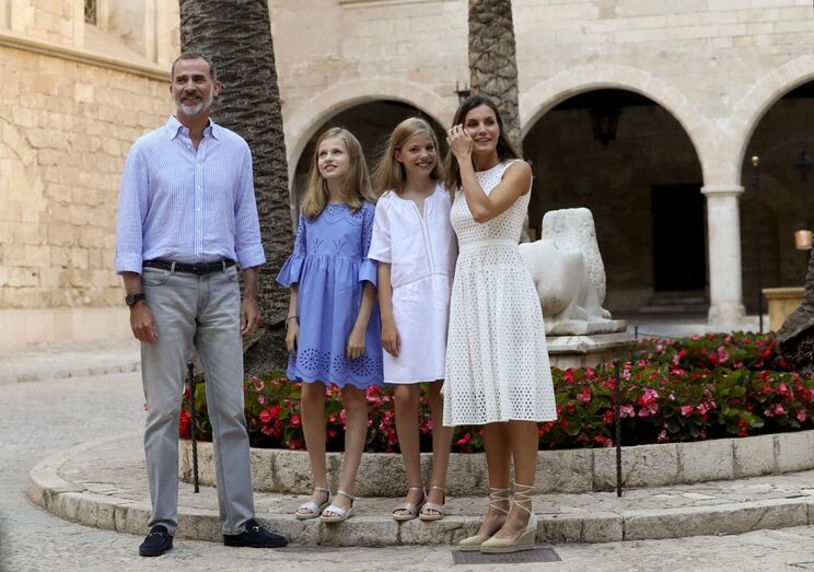 Letizia e Felipe em Maiorca