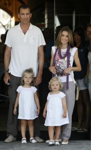 Letizia e Felipe em Maiorca