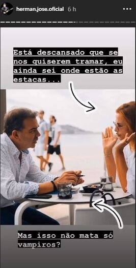 Herman José faz piada com Cristina Ferreira