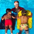 Joana Amaral Dias com os filhos