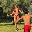 Joana Amaral Dias com os filhos