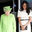 Rainha Isabel II e Meghan Markle