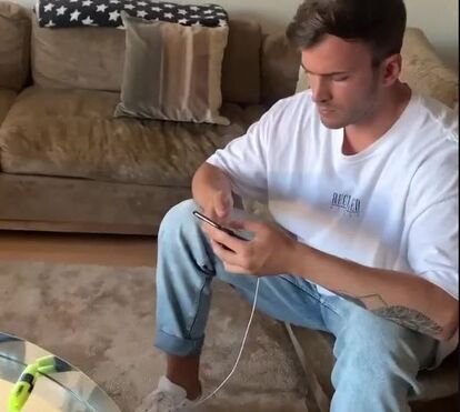 Esta foi a verdadeira reação de David Carreira ao ver o novo visual de Carolina Carvalho