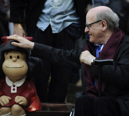 Morreu Quino, o criador da eterna Mafalda