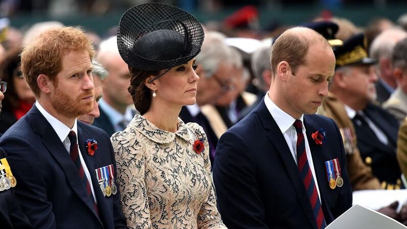 Kate Middleton, William e Harry
