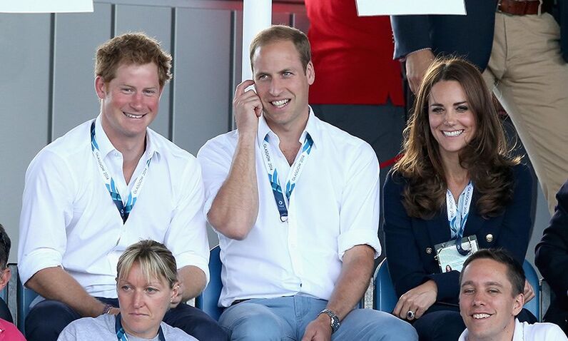 Kate Middleton, William e Harry