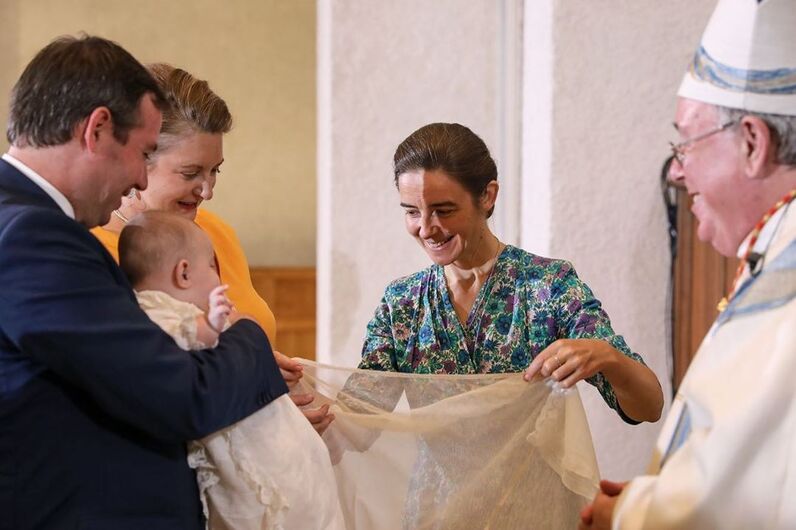 Batizado do filho de Guilherme e Stéphanie do Luxemburgo