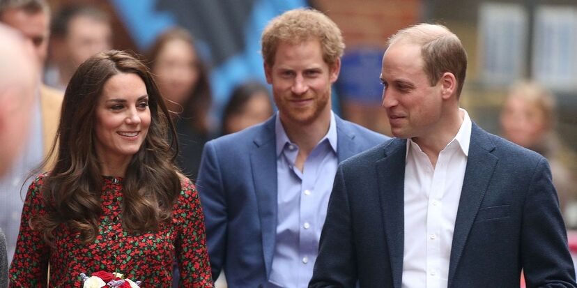 Kate Middleton, William e Harry