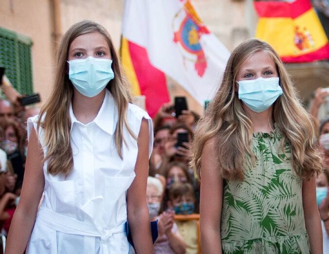 Leonor e Sofia, reis de Espanha