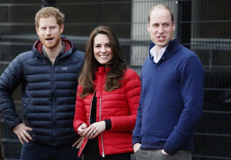 Kate Middleton, William e Harry
