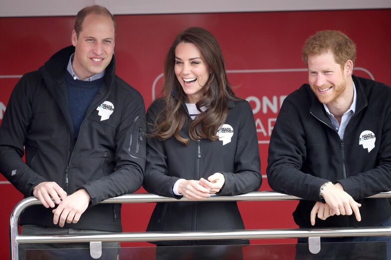 Kate Middleton, William e Harry
