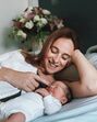 Sara Prata com a filha, Amélia