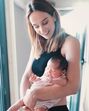 Sara Prata com a filha, Amélia