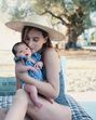 Sara Prata com a filha, Amélia