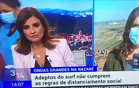 Pivot Cristina Esteves irrita-se com senhora da limpeza em direto após bronca