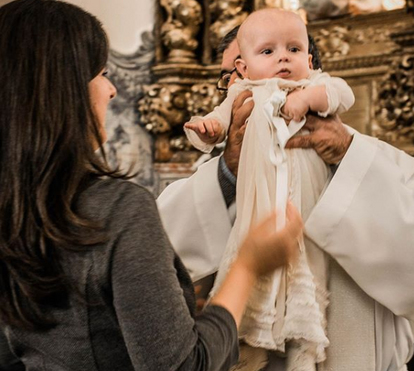 As mais belas imagens do batizado do filho mais novo de Maria Pitta Paixão