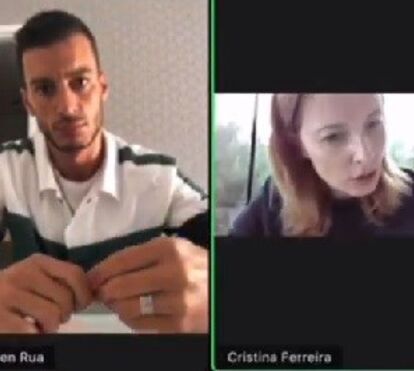 Cristina Ferreira dá bronca ao 'namorado' Ruben Rua por causa dos maus resultados de 'Vivavida'