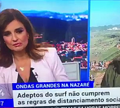 Pivot da RTP irrita-se com senhora da limpeza em direto após descuido