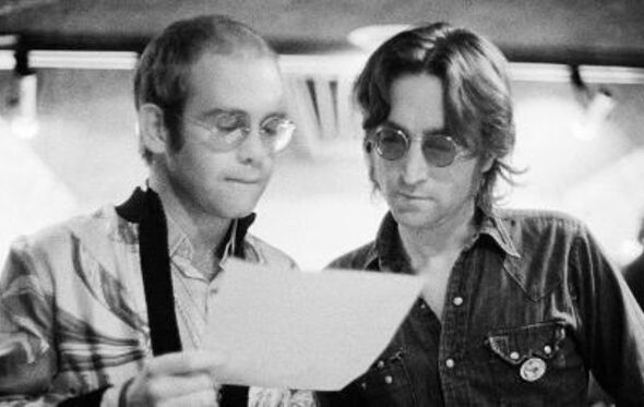 elton john, john lennon