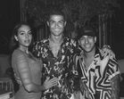 Fernando Daniel com Georgina e Cristiano Ronaldo numa festa durante a pandemia