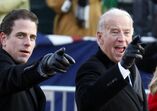 Joe Biden com o filho Hunter