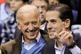 Joe Biden com o filho Hunter