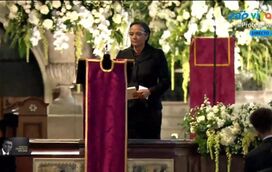 Lágrimas e emoção. Isabel dos Santos presta última homenagem ao marido, que morreu afogado
