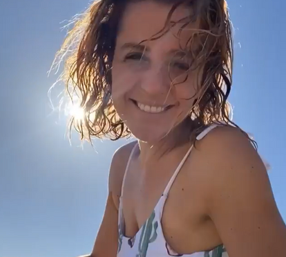 Em pleno mês de novembro, Inês Herédia vai à praia da Comporta