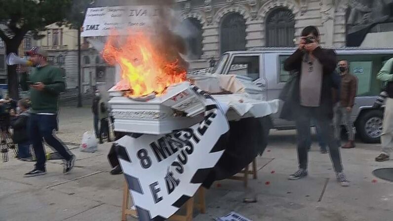 Ljubomir Stanisic, Manifestação no Porto