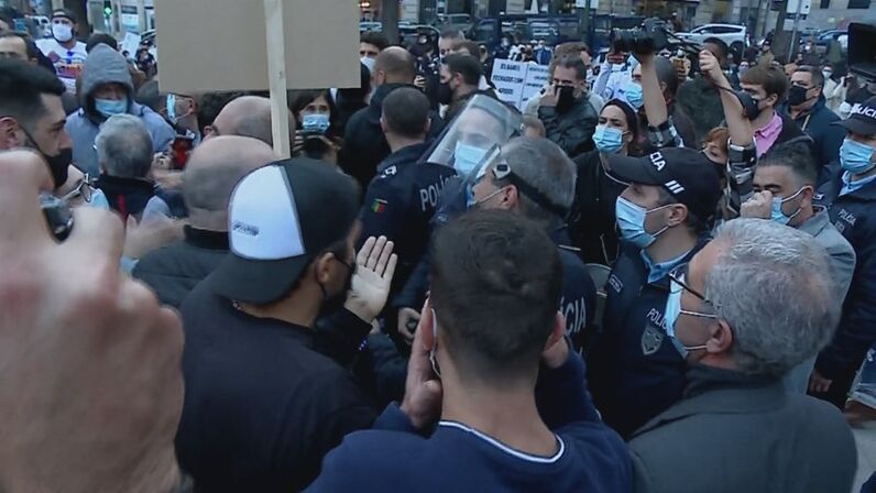 Ljubomir Stanisic, Manifestação no Porto