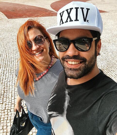 Joana Latino e o namorado, João Graça