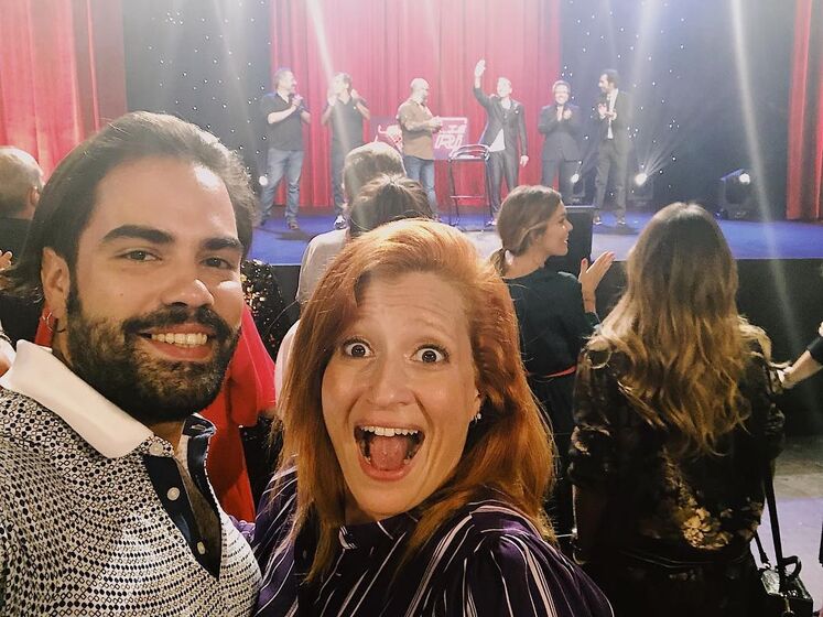 Joana Latino e o namorado, João Graça