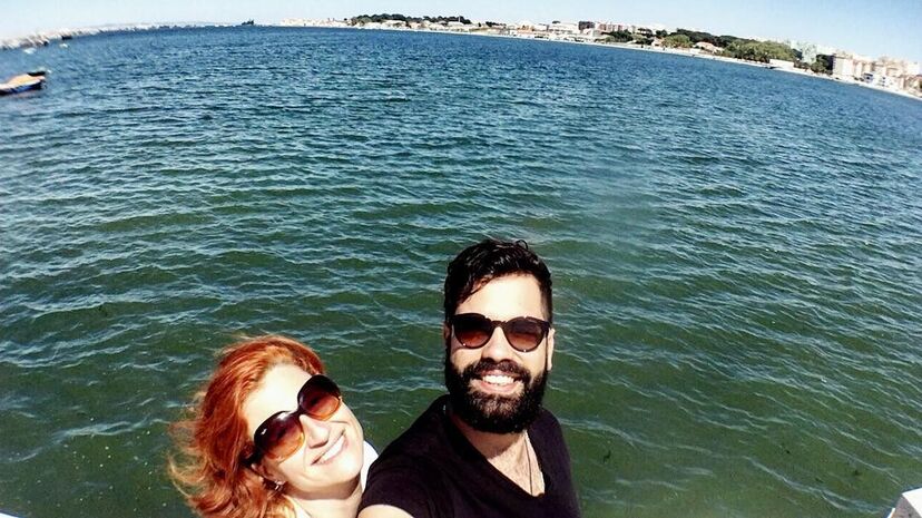 Joana Latino e o namorado, João Graça