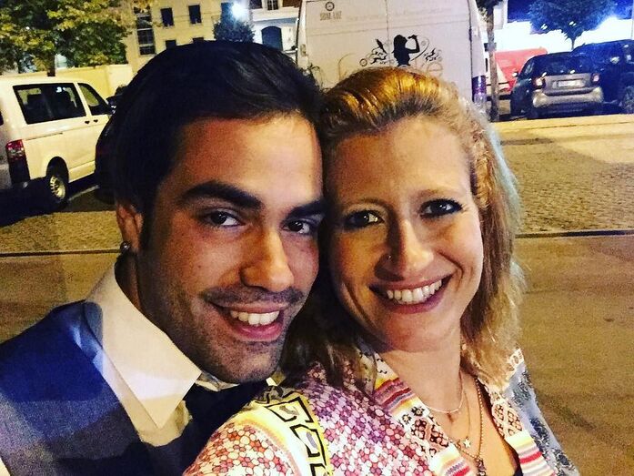 Joana Latino e o namorado, João Graça