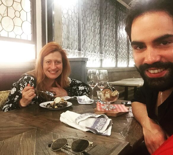 Joana Latino e o namorado, João Graça