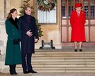 Isabel II, Carlos, Camilla, William, Kate, Eduardo, Sofia, natal, família real britânica