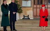 Isabel II, Carlos, Camilla, William, Kate, Eduardo, Sofia, natal, família real britânica