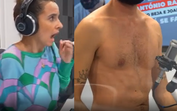 Joana Azevedo assusta-se com Raminhos seminu